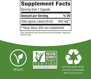 NATURES WAY VITEX FRUIT 400 MG 320 CÁPSULAS