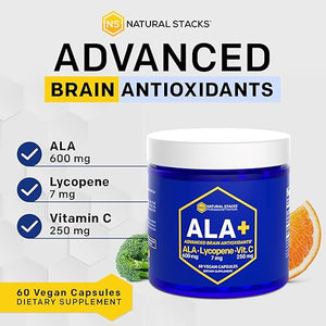 NATURAL STACKS® ALA + LYCOPENE + VIT C 60 CAPSULES