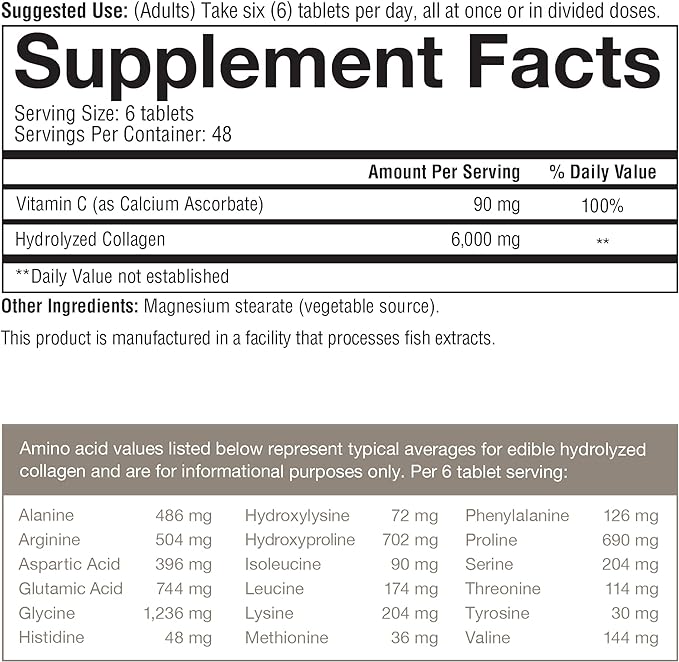 Youtheory Collagen Enhaced con Vitamina C 290 Tabletas - Hi Vitamins