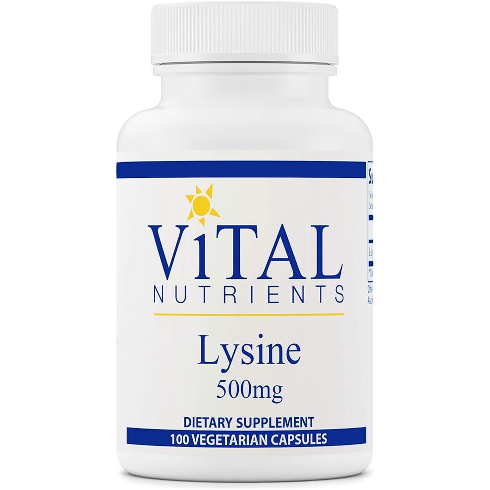 Vital Nutrients €¢ Lysine 500 Mg Bote 100 Cápsulas - Hi Vitamins