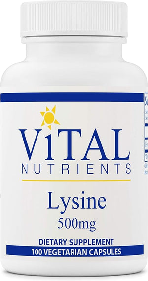 VITAL NUTRIENTS • LYSINE 500 MG BOTE 100 CAPSULES