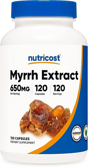 NUTRICOST MYRRH EXTRACT 650 MG 120 CAPSULES