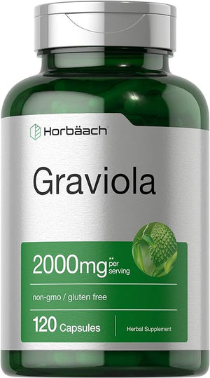 Horbaach Graviola Extract 2000 mg 120 Capsules