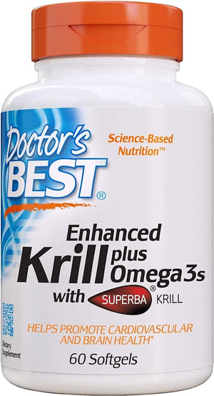 DOCTORS BEST KRILL PLUS WITH SUPERBA KRILL 60 SOFTGELS