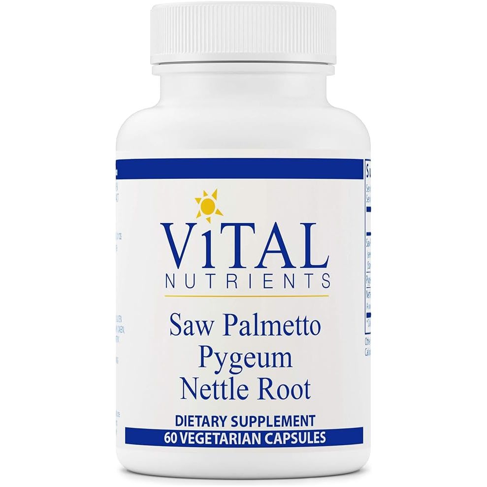 Vital Nutrients Saw Palmetto Pygeum Raíz de Ortiga 60 Cápsulas - Hi Vitamins