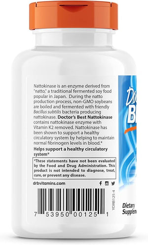 Doctor's Best Nattokinase 2,000 FUs 90 capsules