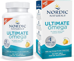 NORDIC NATURALS ULTIMATE OMEGA LEMON FLAVOR 1280 MG90 SOFTGELS