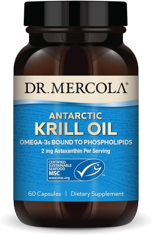 DR. MERCOLA® ANTARTIC KRILL OIL OMEGA-3S BOUND TO PHOSPHOLIPIDS 60 CAPSULES