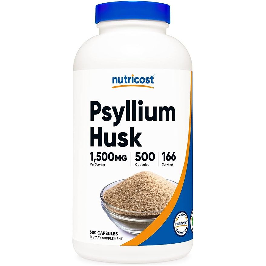 Nutricost® Cáscara de Psyllium 1500 Mg 500 Cápsulas - Hi Vitamins