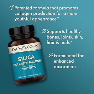 DR MERCOLA® SILICA COLLAGEN BUILDER 60 CAPSULES