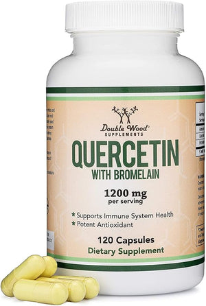 DOUBLE WOOD QUERCETIN WITH BROMELAIN 120 CAPSULES