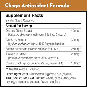 DAILY NUTRA® CHAGA ANTIOXIDANT FORMULA 90 CAPSULES