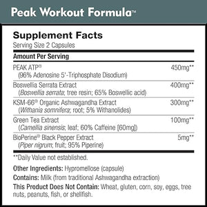 DAILY NUTRA® PEAK WORKOUT FORMULA 60 CAPSULES