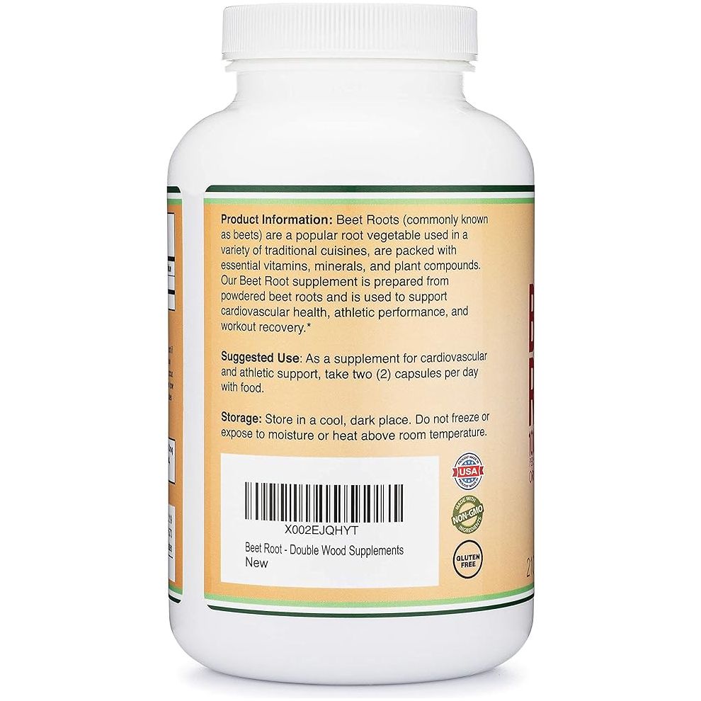 Double Wood Beet Root 1000 Mg 210 Capsules