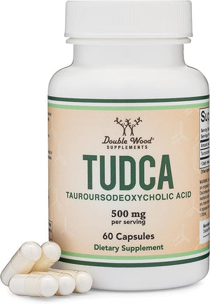 DOUBLE WOOD TUDCA TAUROURSODEOXYCHOLIC ACID 500 MG 60 CAPSULES