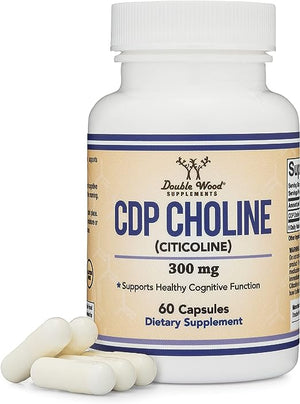 DOUBLE WOOD CDP CHOLINE (CITICOLINE) 300 MG 60 CAPSULES