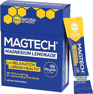 NATURAL STACKS® MAGTECH MAGNESIUM LEMONADE 2.4 OZ 67.6 G