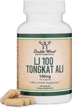 DOUBLE WOOD LJ 100 TONGKAT ALI 100 MG 120 CAPSULES