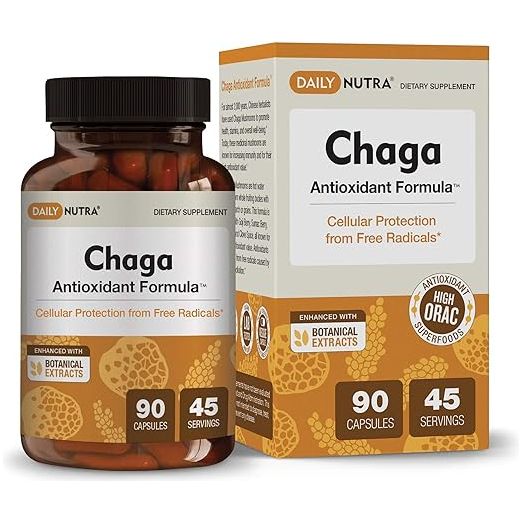 Daily Nutra® Chaga Fórmula Antioxidante 90 Cápsulas - Hi Vitamins