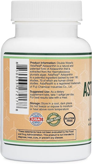 DOUBLE WOOD ASTAXANTHIN 12MG 60 SOFTGELS