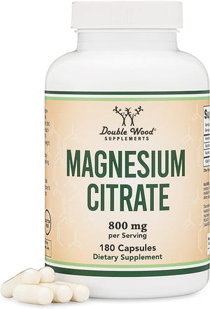 DOUBLE WOOD MAGNESIUM CITRATE 800 MG 180 CAPSULES