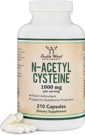 DOUBLE WOOD N-ACETYL CYSTEINE 1000 MG 210 CAPSULES