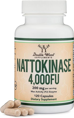 DOUBLE WOOD NATTOKINASE 4000 FU 200 MG 120 CAPSULES