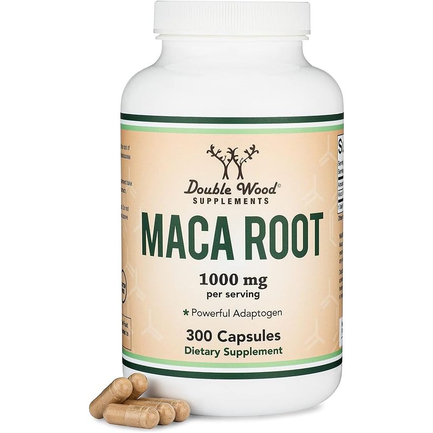 Double Wood Raíz de Maca 1000 Mg 300 Cápsulas - Hi Vitamins