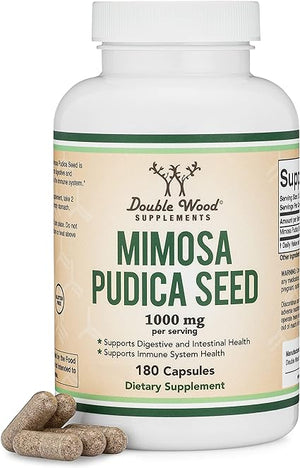 DOUBLE WOOD MIMOSA PUDICA SEED 1000 MG 180 CAPSULES