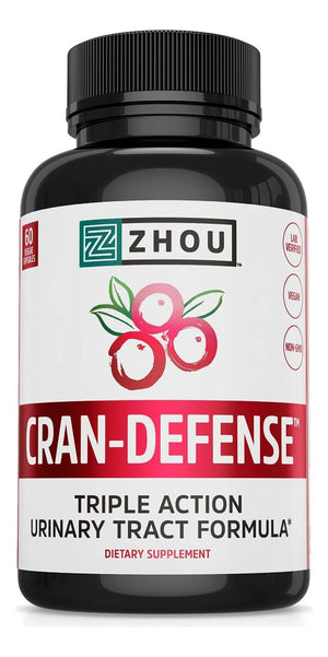 ZHOU CRAN-DEFENSE  TRIPLE ACTION URINARY TRACT FORMULA  60 CAPSULES