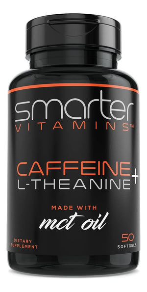 SMARTER VITAMINS CAFFEINE L -THEANINE 50 SOFTGELS