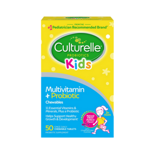 CULTURELLE KIDS MULTIVITAMIN PROBIOTIC 50 CHEWABLE TABLETS