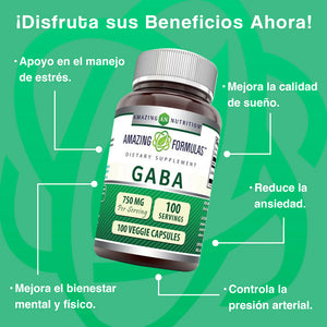 AMAZING FORMULAS GABA 100 CAPSULES