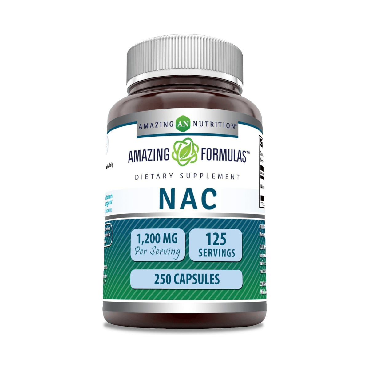 Amazing Formulas NAC 600 Mg (1200 Mgps) 250 Cápsulas - Hi Vitamins