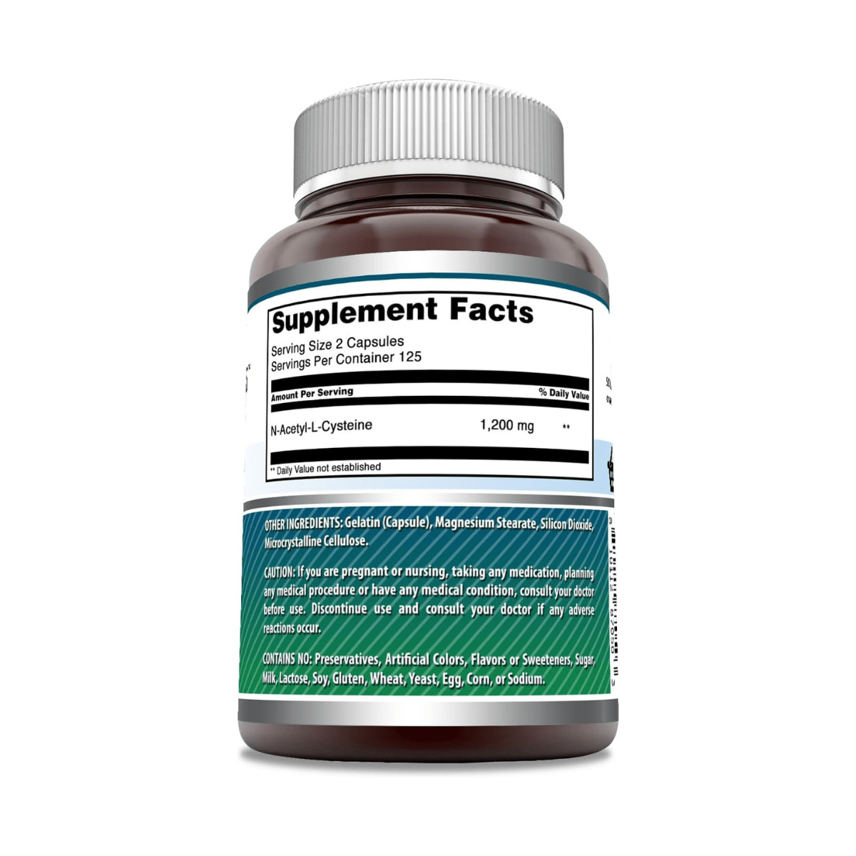 Amazing Formulas NAC 600 Mg (1200 Mgps) 250 Cápsulas - Hi Vitamins