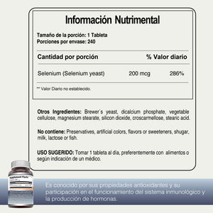 AMAZING FORMULAS SELENIUM  240 TABLETS