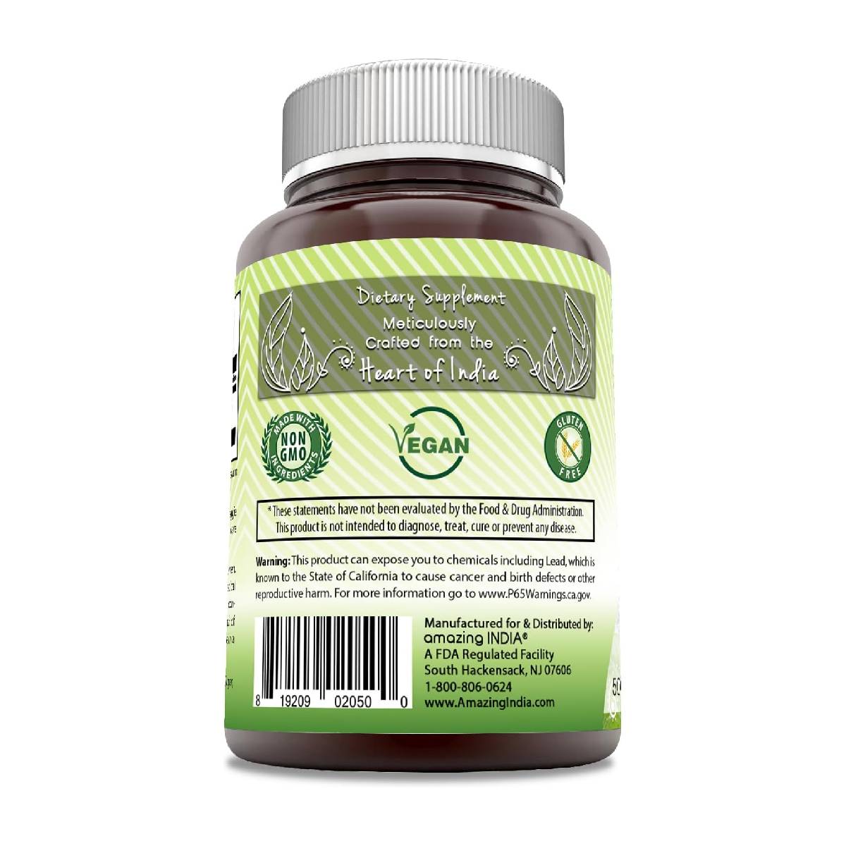 Amazing India Shatavari 500 Mg 120 Cápsulas - Hi Vitamins