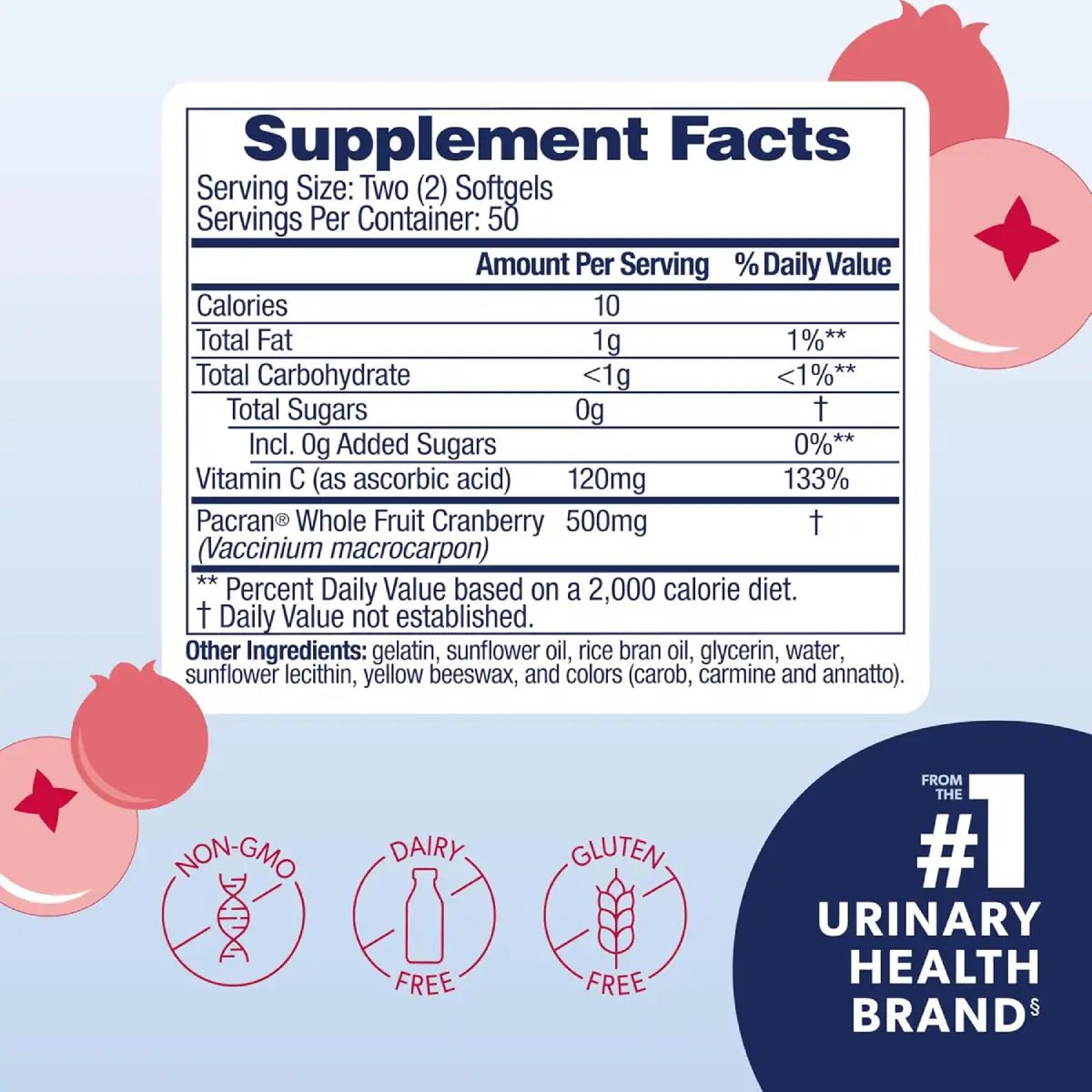 AZO Arándano Salud de Tracto Urinario 100 Softgels - Hi Vitamins