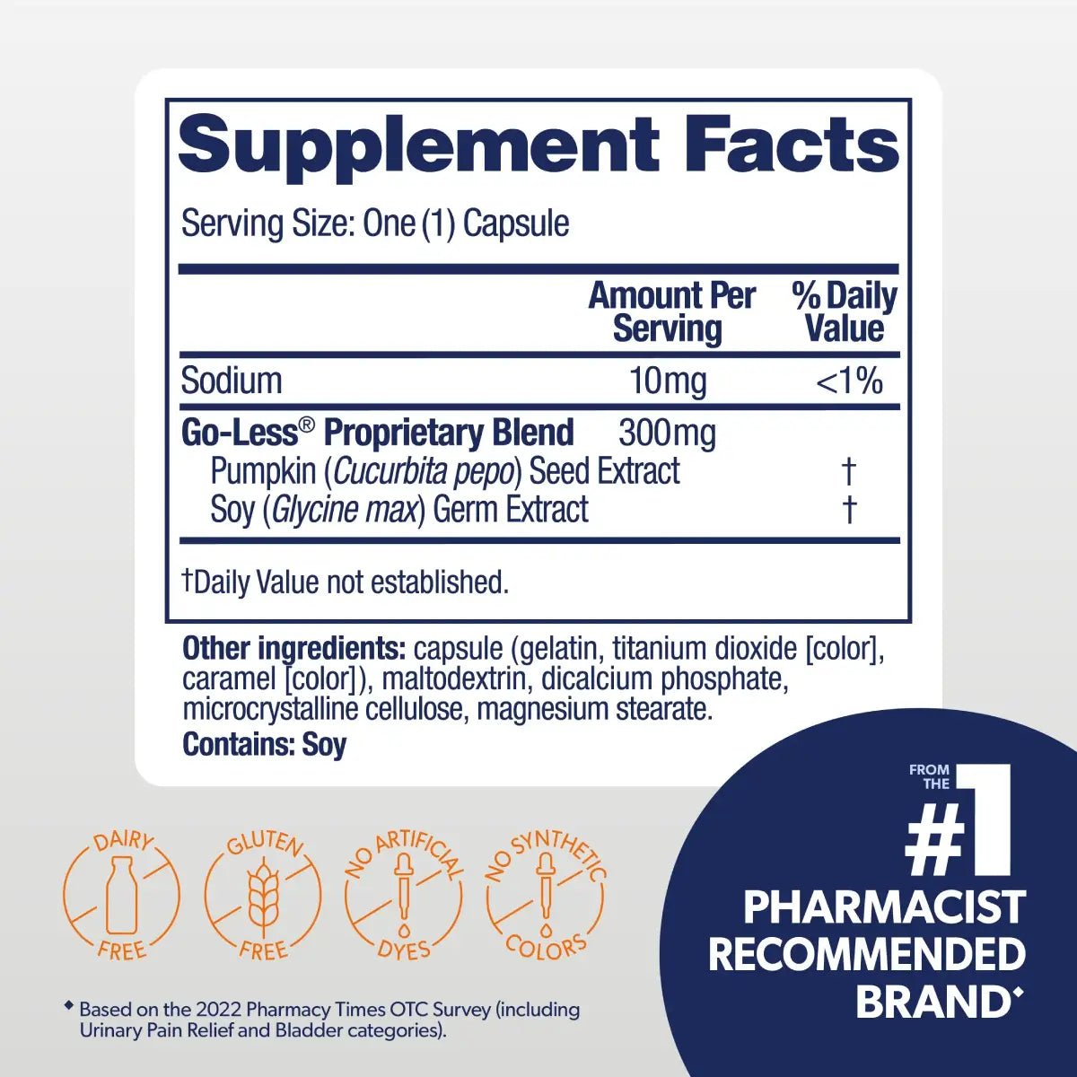 AZO Bladder Control con Go - Less 54 cápsulas - Hi Vitamins