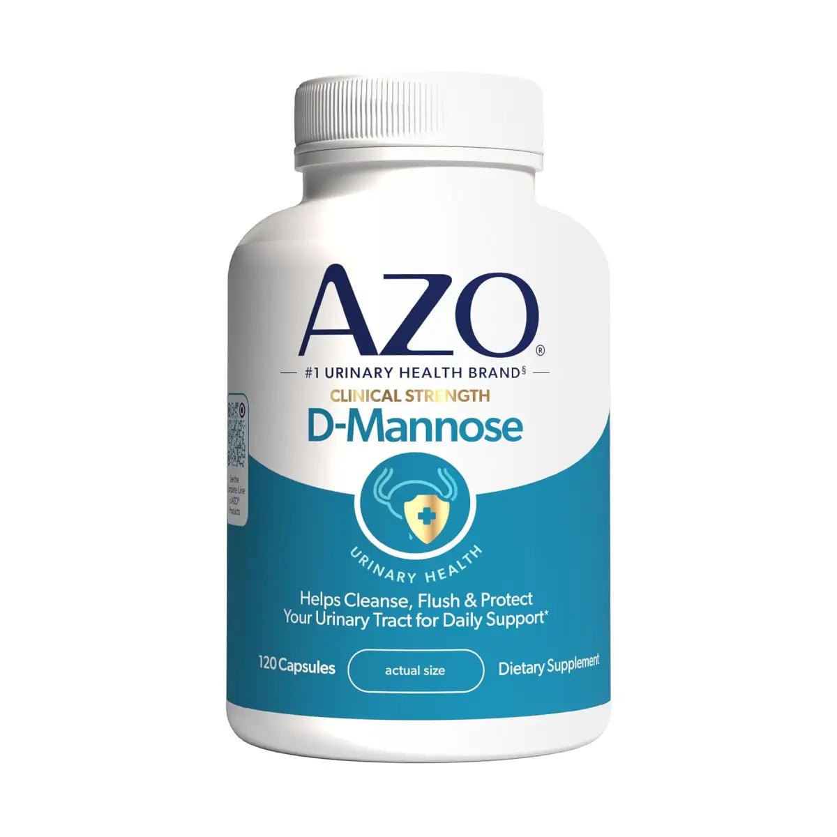 AZO D - Mannose Salud del Tracto Urinario 120 Cápsulas - Hi Vitamins