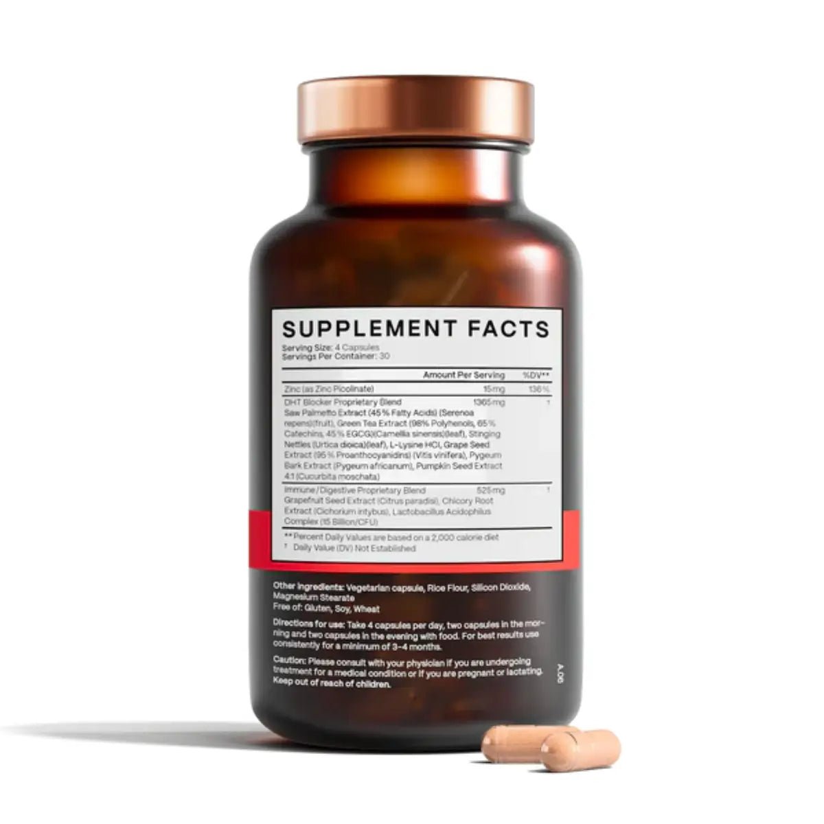 Advanced Trichology® Bloqueador de DHT 120 Cápsulas - Hi Vitamins