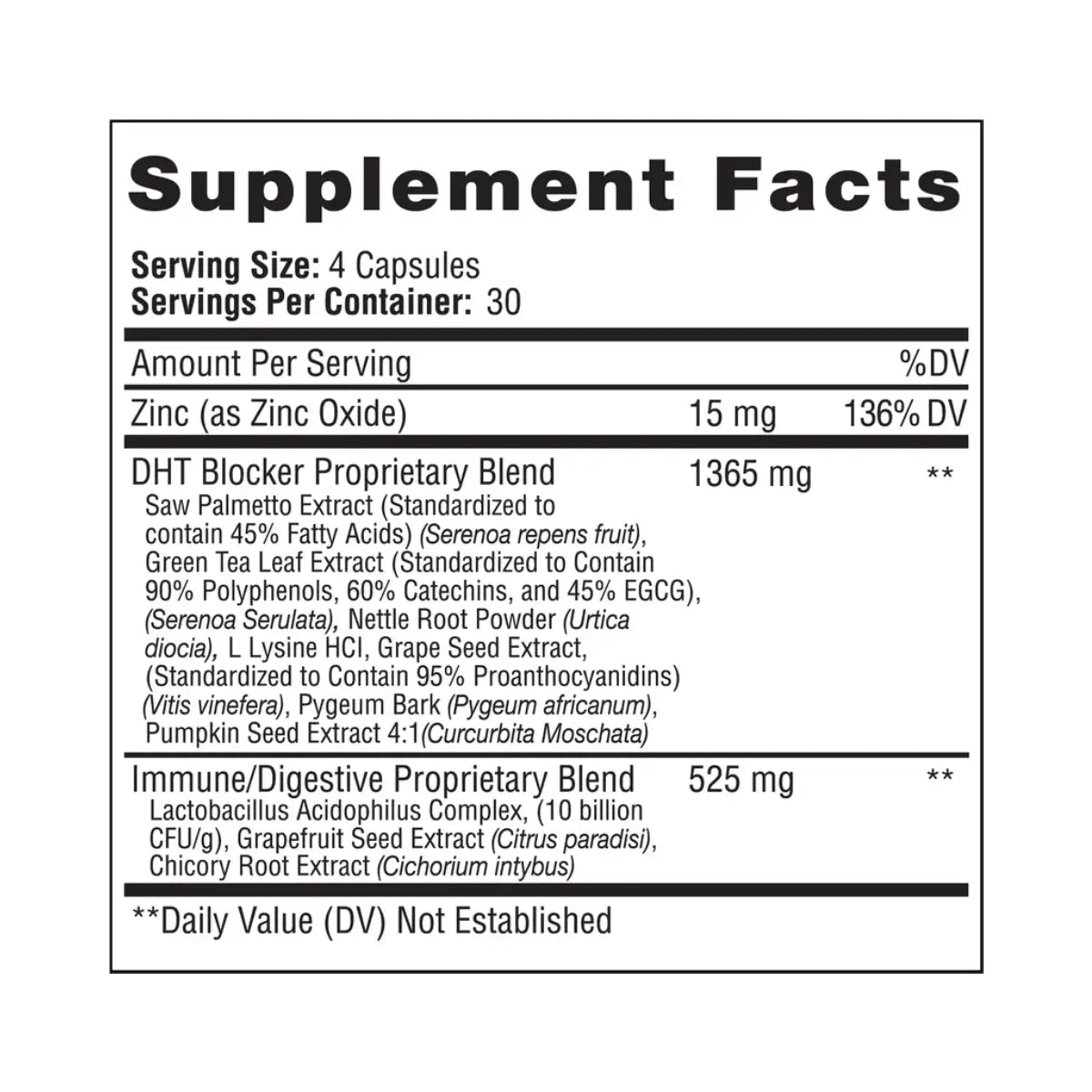 Advanced Trichology® Bloqueador de DHT 120 Cápsulas - Hi Vitamins