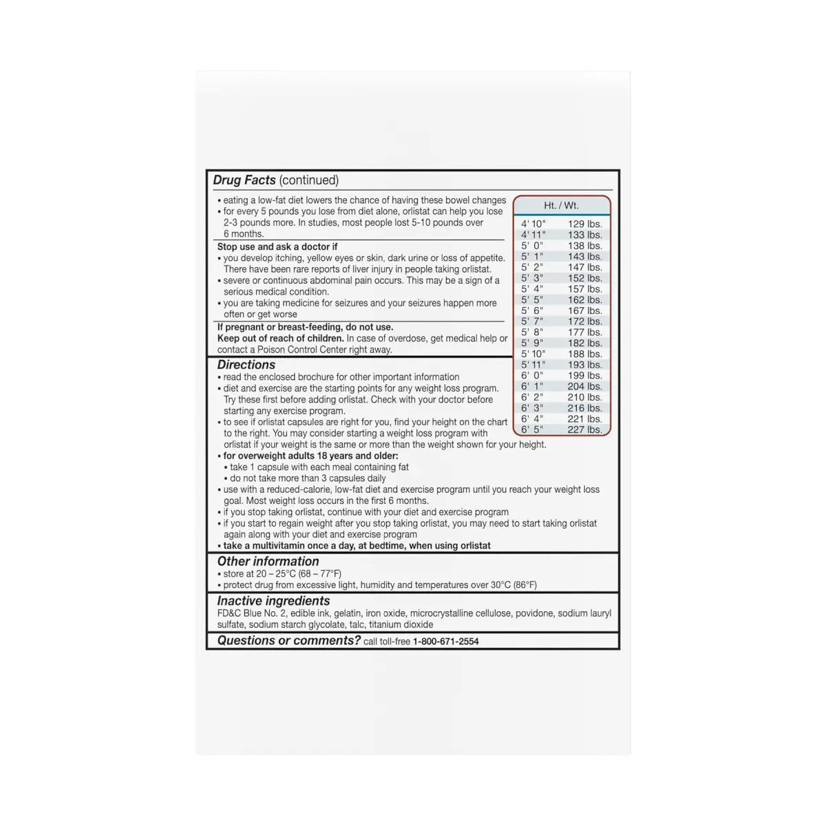 Alli Weight Loss Diet Pills Orlistat 60mg 120 Cápsulas - Hi Vitamins