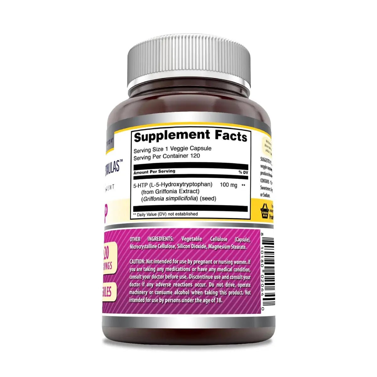 Amazing Formulas 5 - HTP 100 Mg 120 Cápsulas - Hi Vitamins