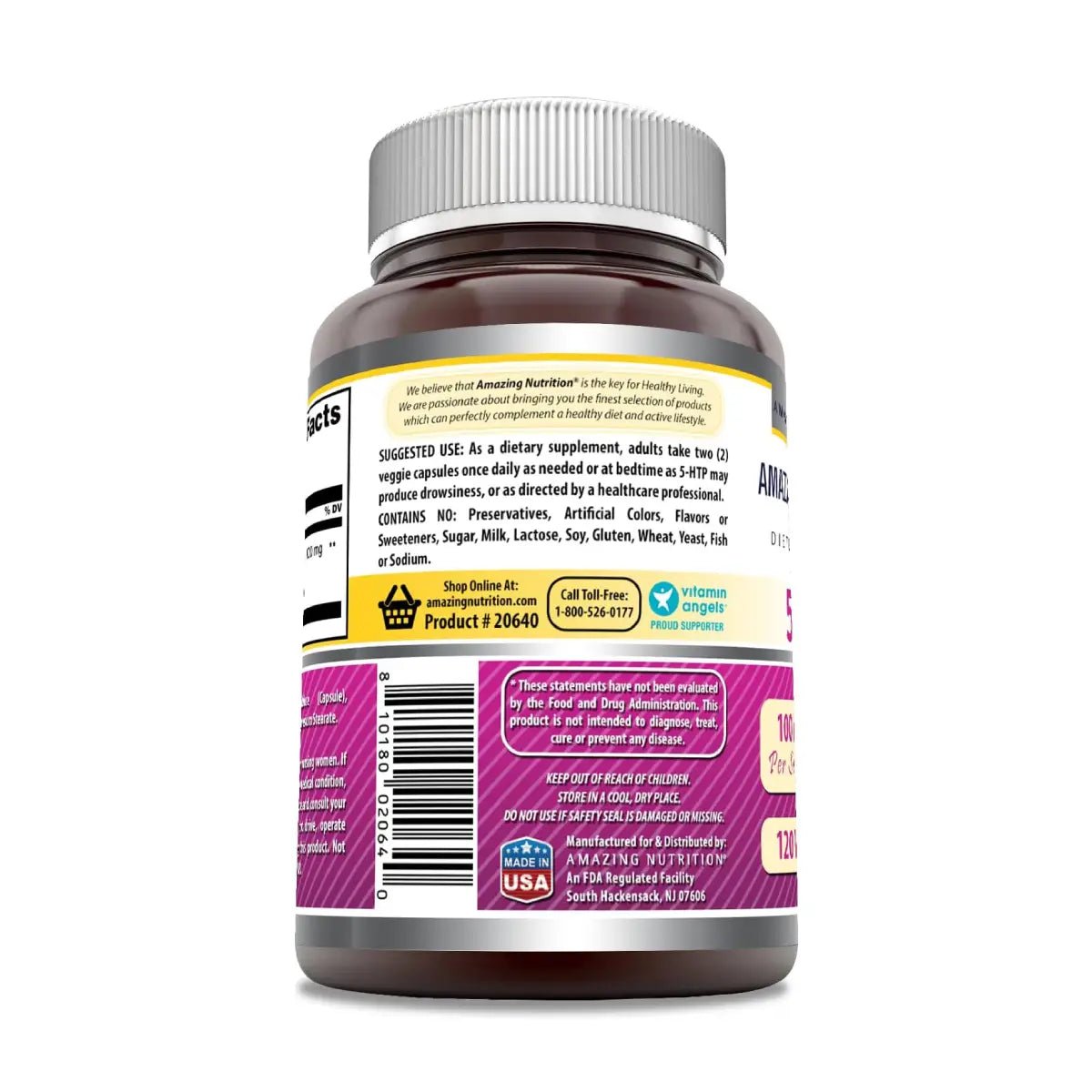 Amazing Formulas 5 - HTP 100 Mg 120 Cápsulas - Hi Vitamins