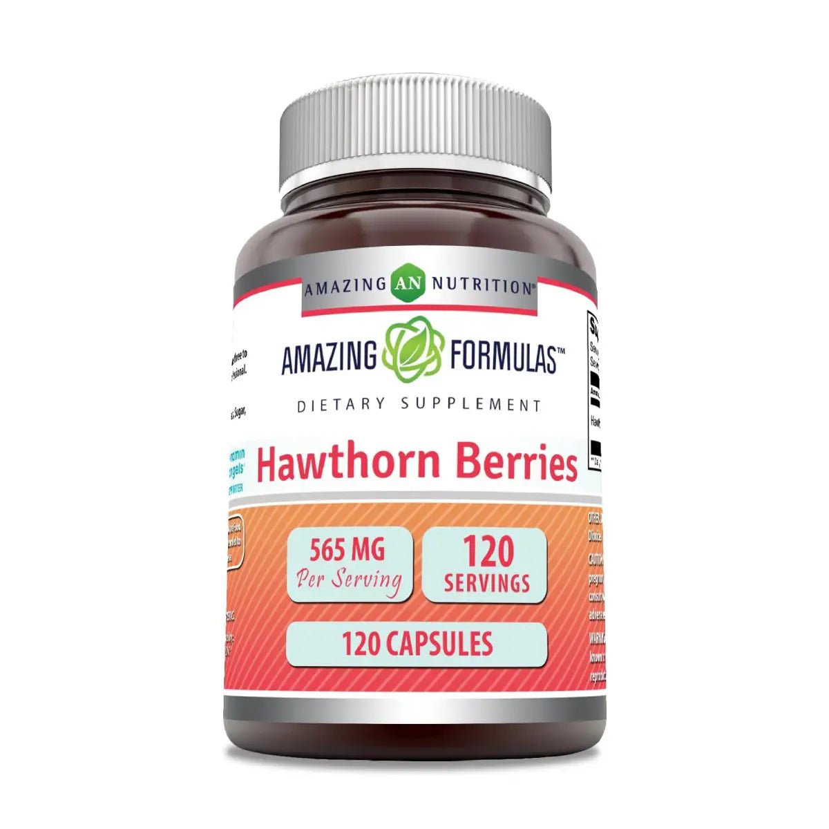 Amazing Formulas Bayas de Espino 565mg 120 Cápsulas - Hi Vitamins