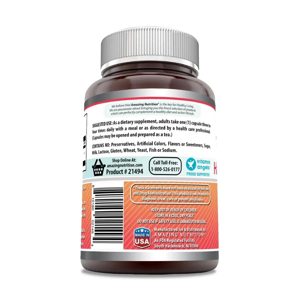 Amazing Formulas Bayas de Espino 565mg 120 Cápsulas - Hi Vitamins