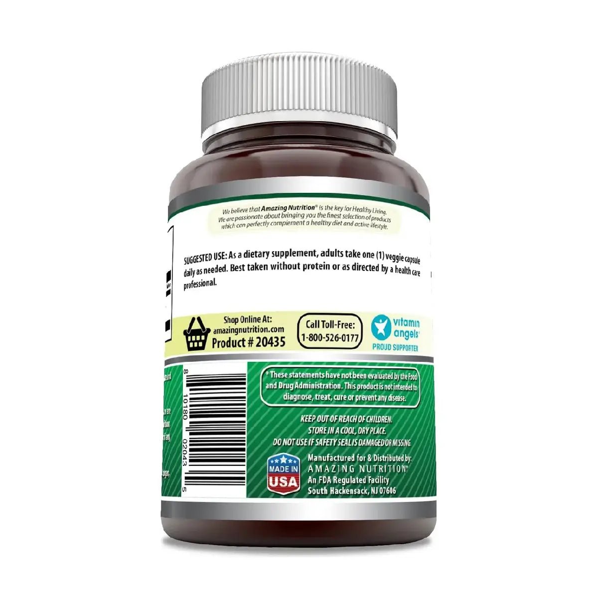 Amazing Fórmulas GABA 100 Cápsulas - Hi Vitamins