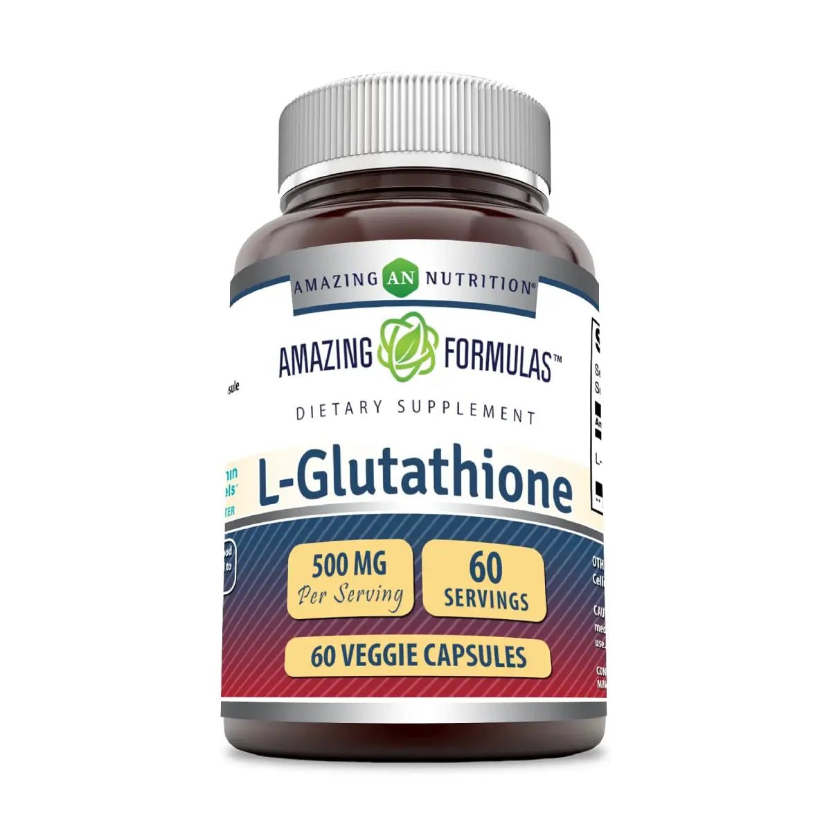 Amazing Formulas Glutathione 500 Mg 60 Cápsulas - Hi Vitamins