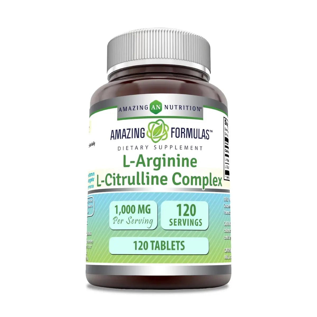 Amazing Formulas L - Argininina/L - Citrulina Complex 1000 Mg 120 Tabletas - Hi Vitamins